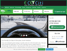 Tablet Screenshot of ecociti.co.uk
